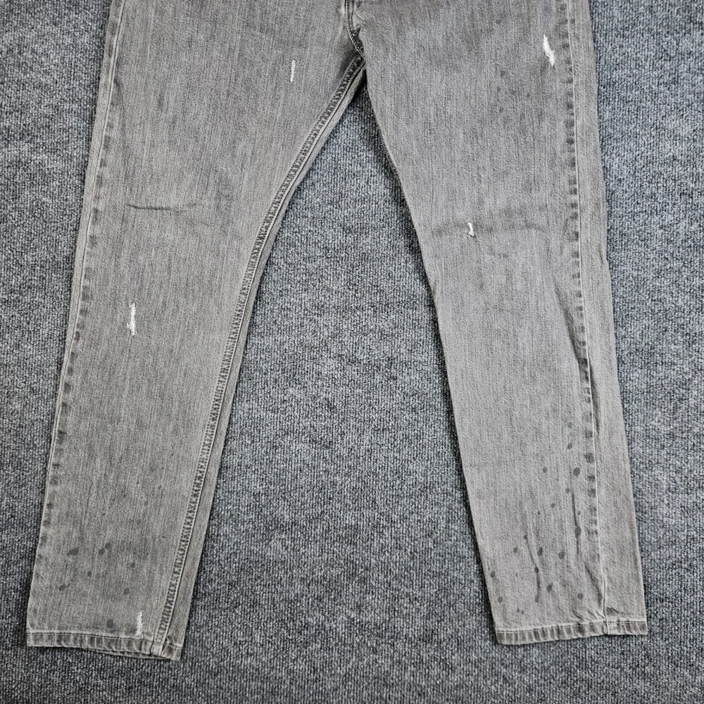 Levi's 512 Jeans Mens 36x32(30) Slim Taper Fit Denim Distressed Paint Splatter‎